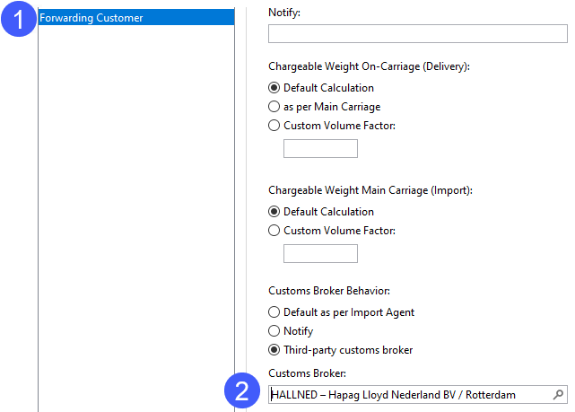 How Can I Manage Customs Broker Details In Scope